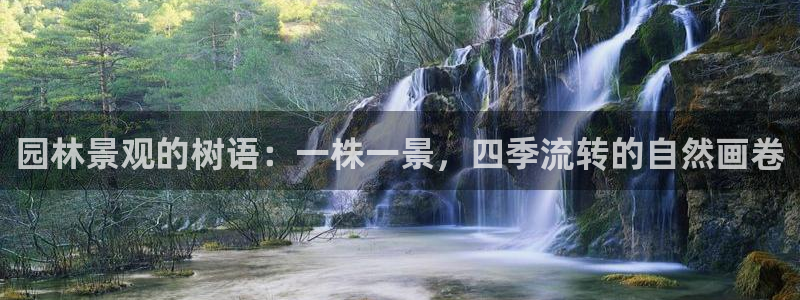 新宝gg官网:园林景观的树语:一株一景,四季流转的自然画卷
